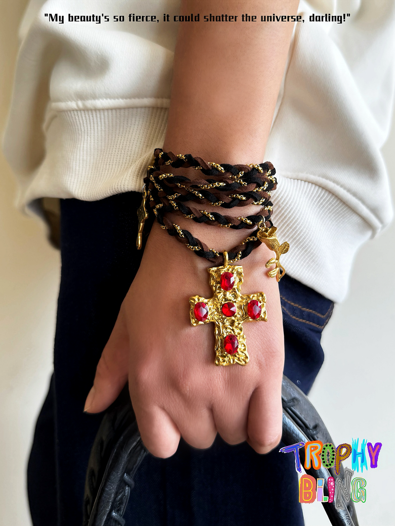 Cross Long Chain Necklace