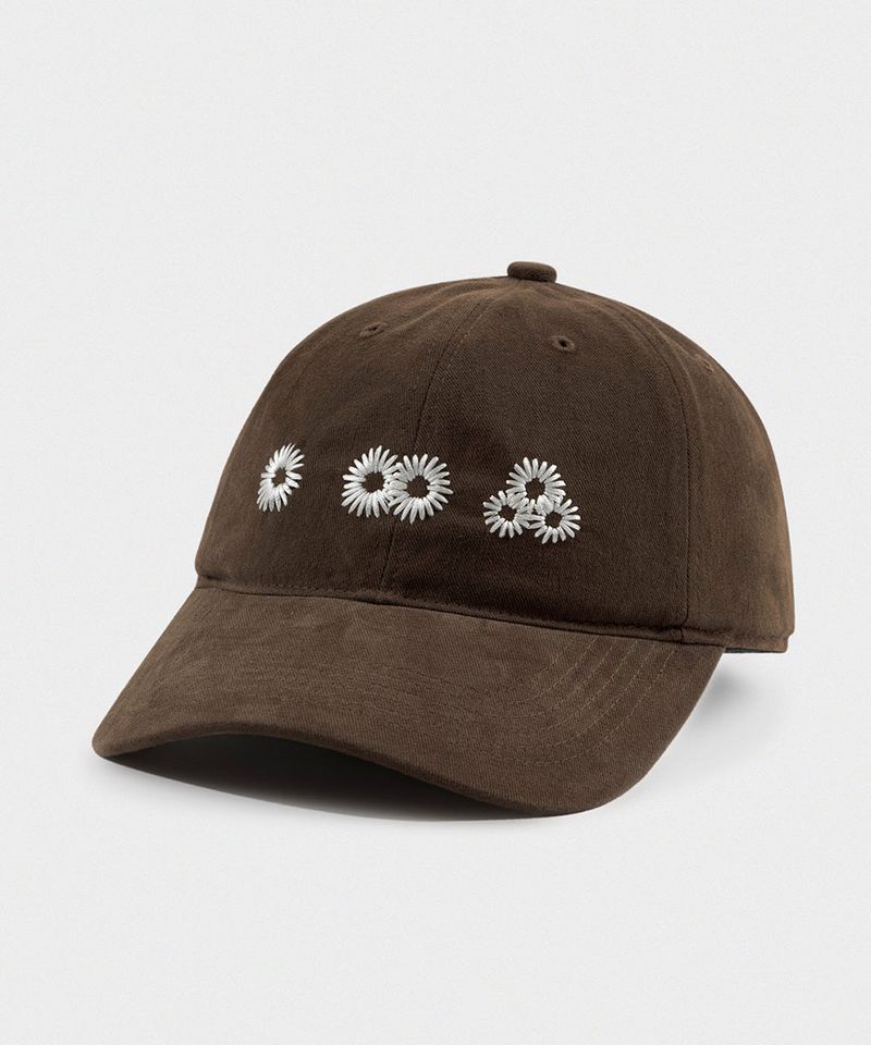 Newvy Logo Peach Ball Cap (BROWN)