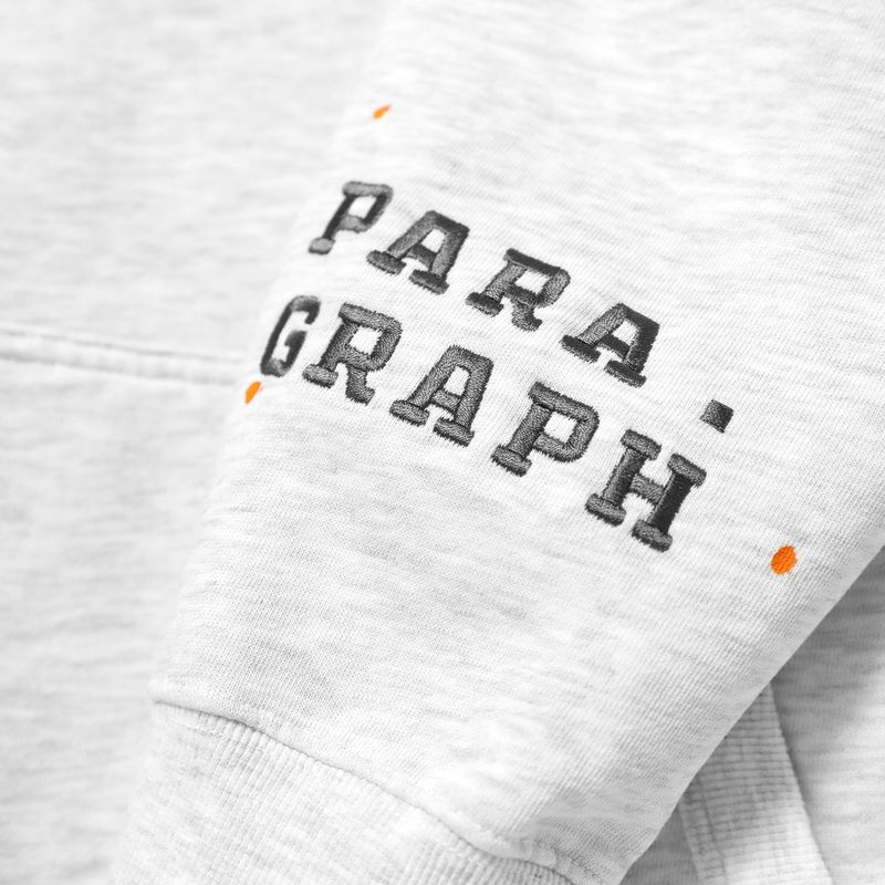 ELLIPSE LOGO EMBROIDERED HOODIE - MELANGE