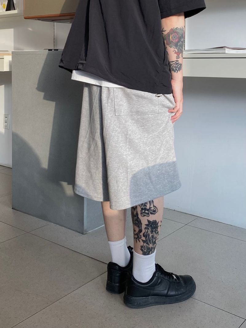 Basic Sweat Bermuda Pants 2C