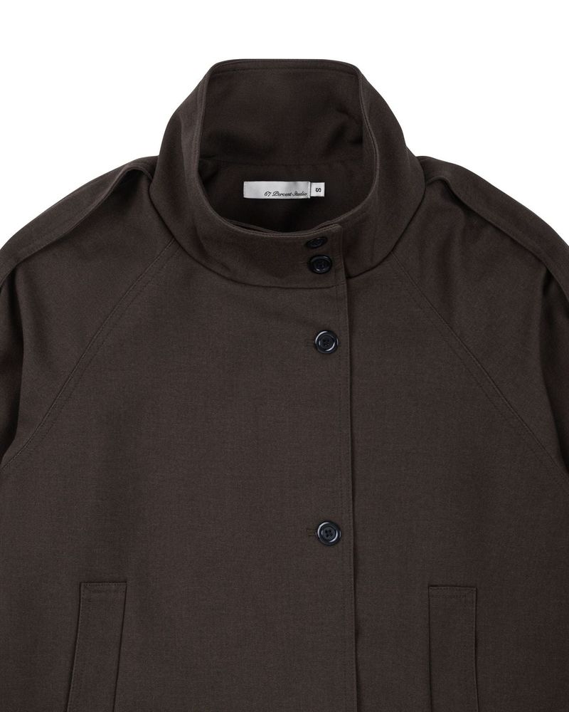COLLAR TRENCH JACKET