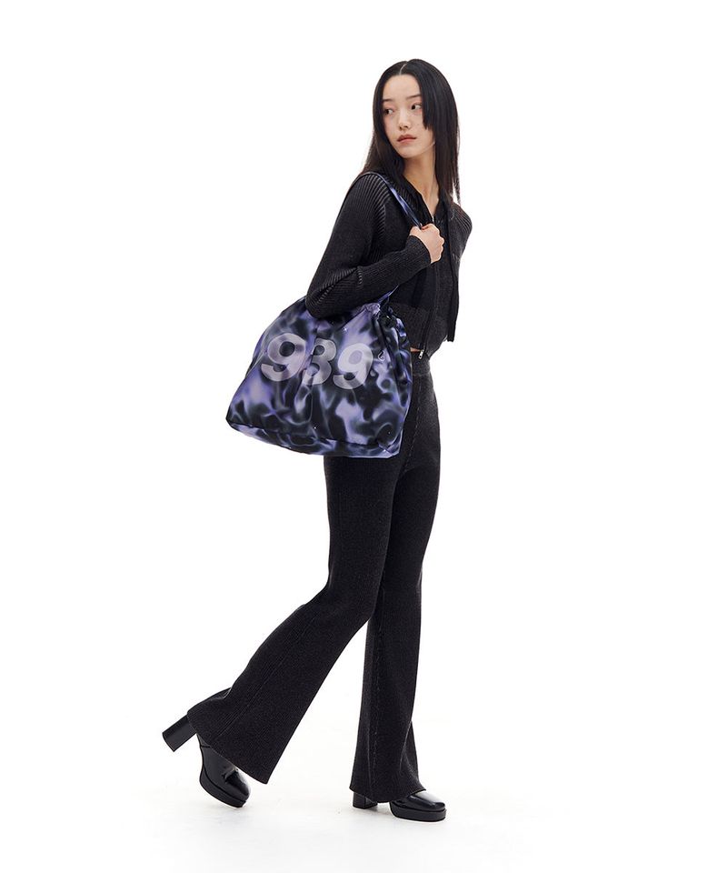 939 ブラーリーショッパーバッグ (BLACK)