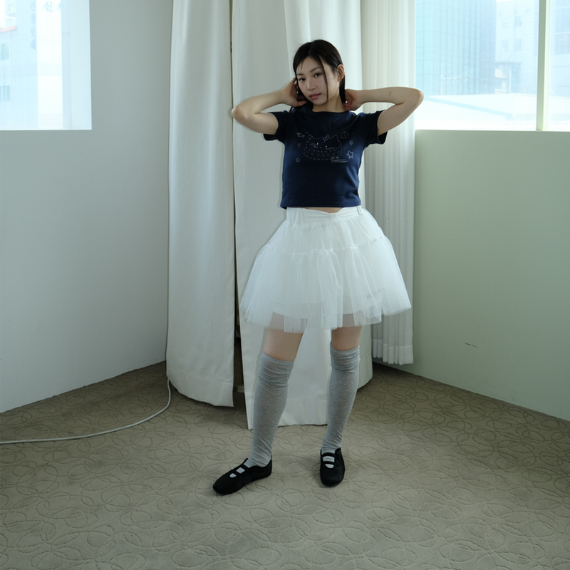 BIRTHDAY KIRI TOP _NAVY