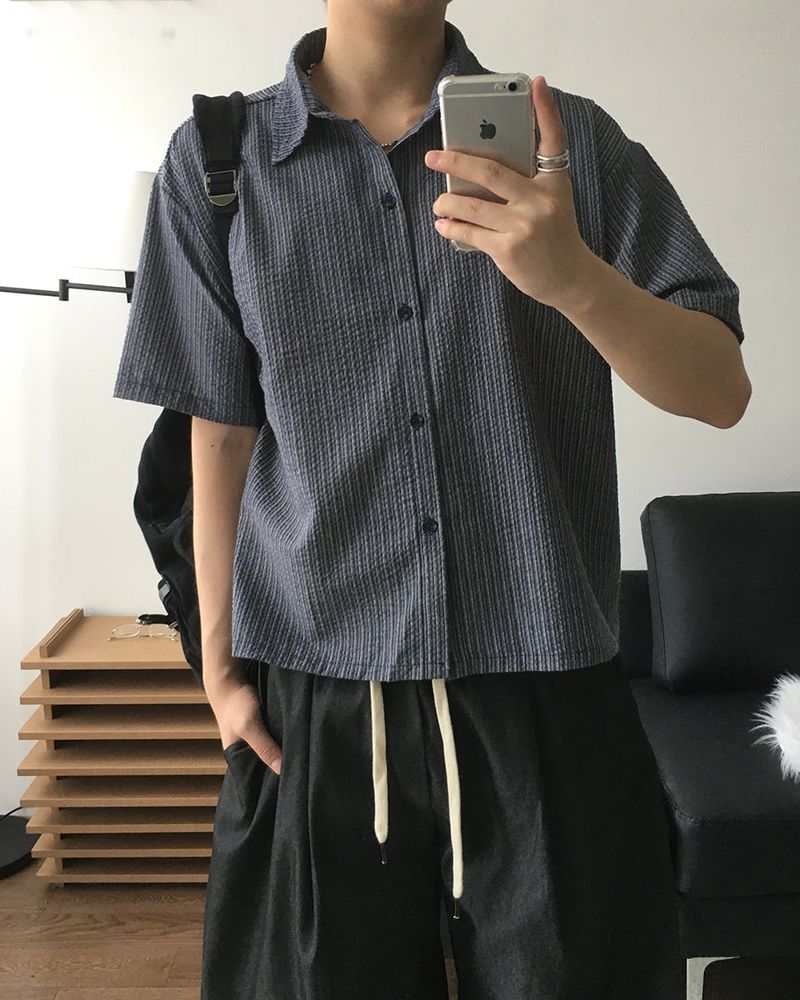 Shore Stripe Short Sleeve Shirt