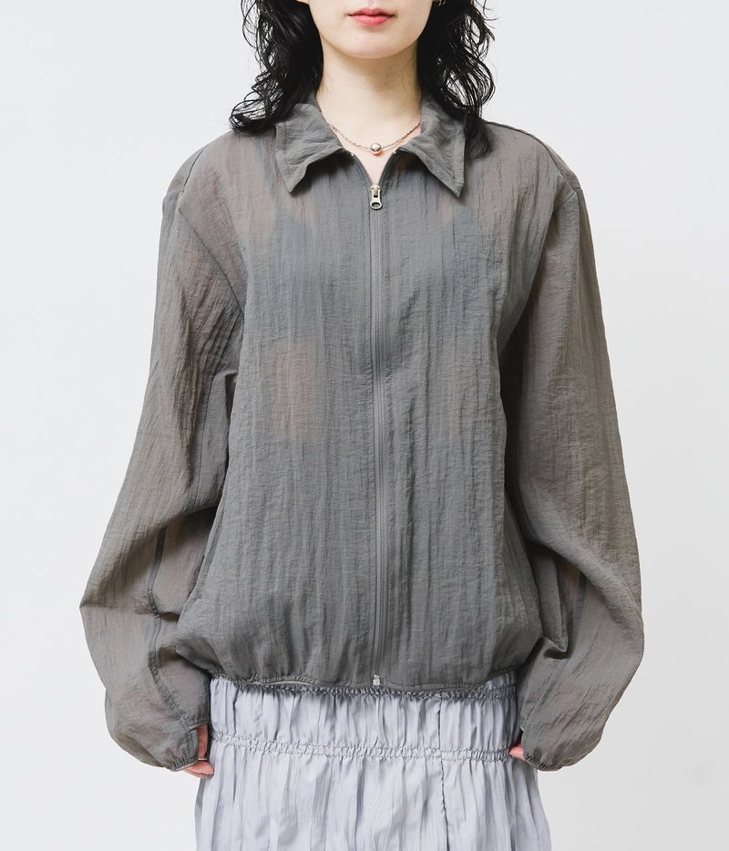 HIFIFNK（ハイファイファンク）の「Sheer Wire Collar Jacket (2color)（Jackets/Outerwear）」