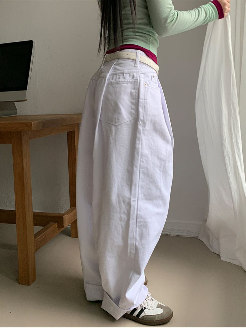 COTTON PINTUCK JEANS (2C)