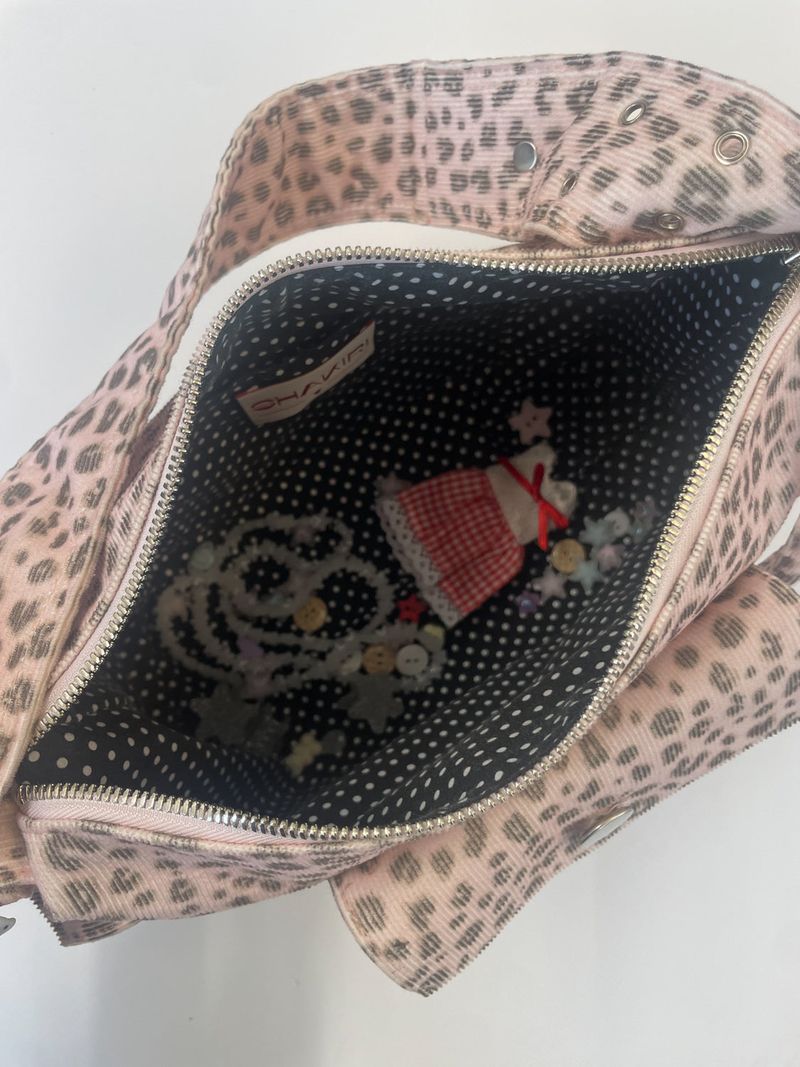 SHAKIRI LEOPARD POCKET BAG (PINK)