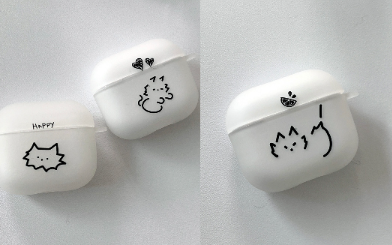 withsome（ウィズサム）の「プープキャットAirPodsケース（スマホグッズ/小物）」