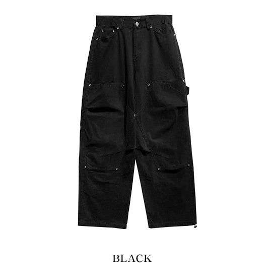 Lighton Washed Double Knee Pants