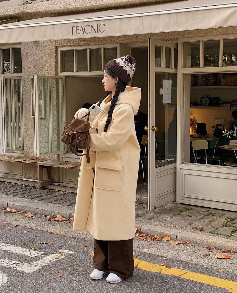 [BELLIDE MADE] Wendy's Duffle Long Coat with Toft
