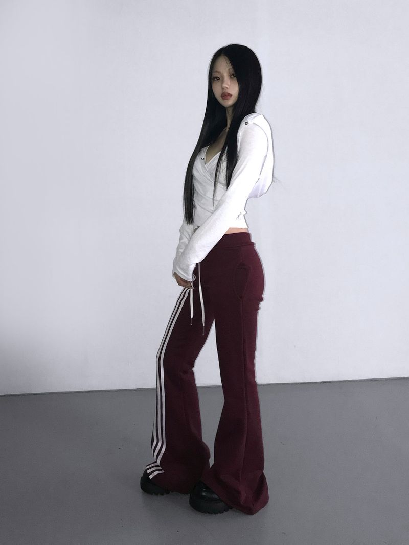 snap cross hoodie top(3 color)