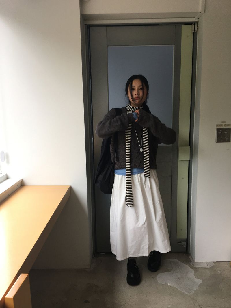 Ripley flare skirt (2color)