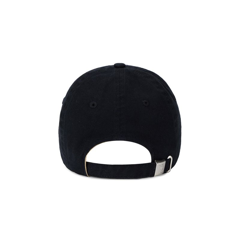 Varzar Logo Over Fit Chino Ball Cap Black