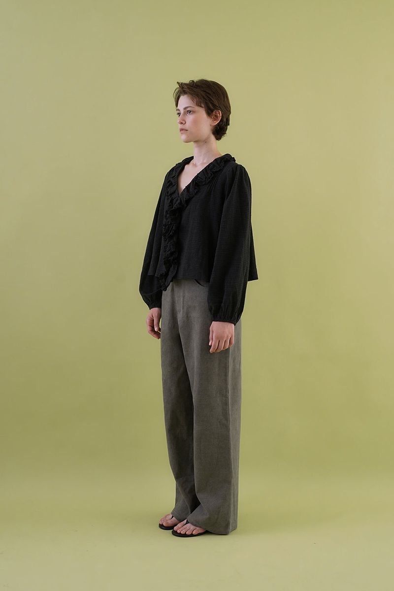 Elen ruffle blouse