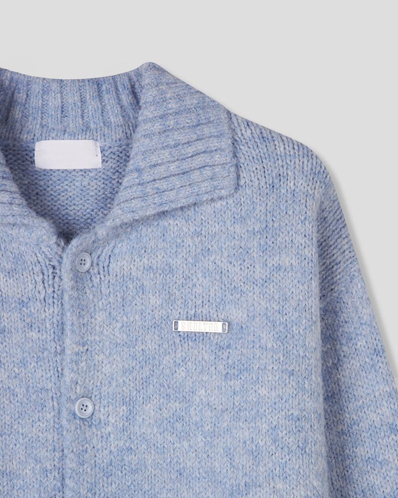 Arin Collared Knit Warmer Cardigan