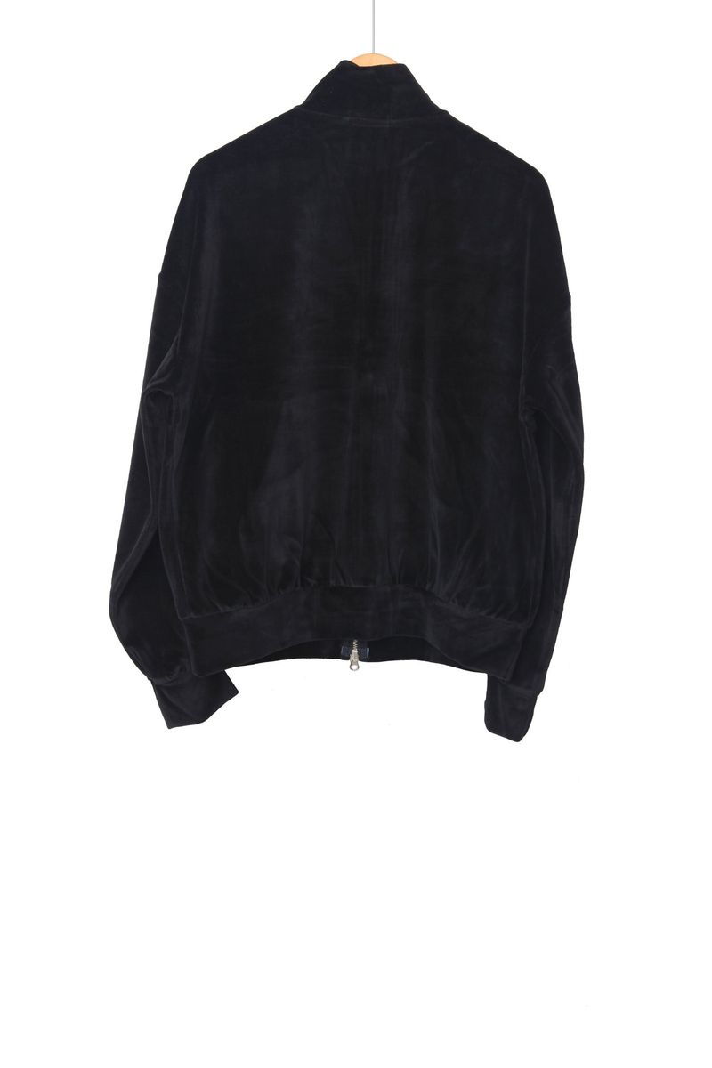 velvet track zip-up jacket