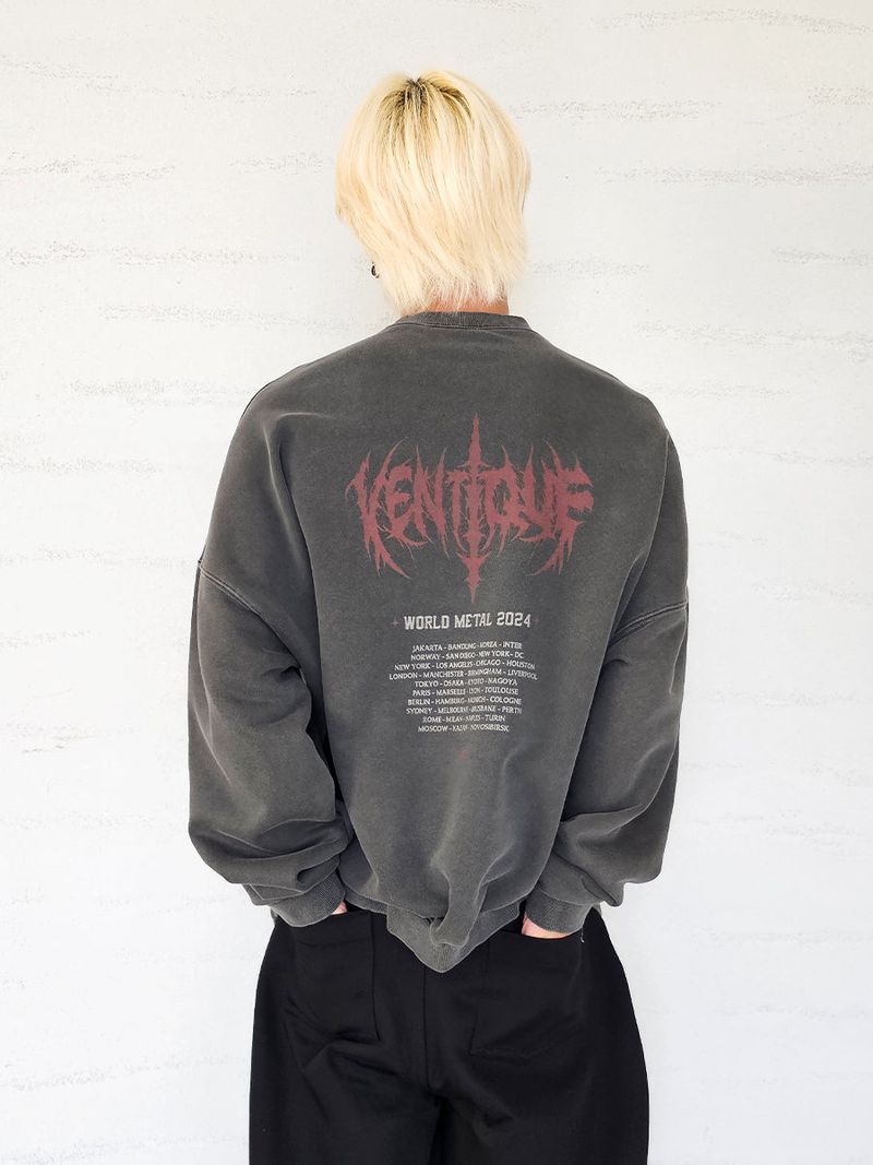 VENTIQUE（ベンティーク）の「VENTIQUE Pigment World Metal Sweatshirt 2colors（Tops）」