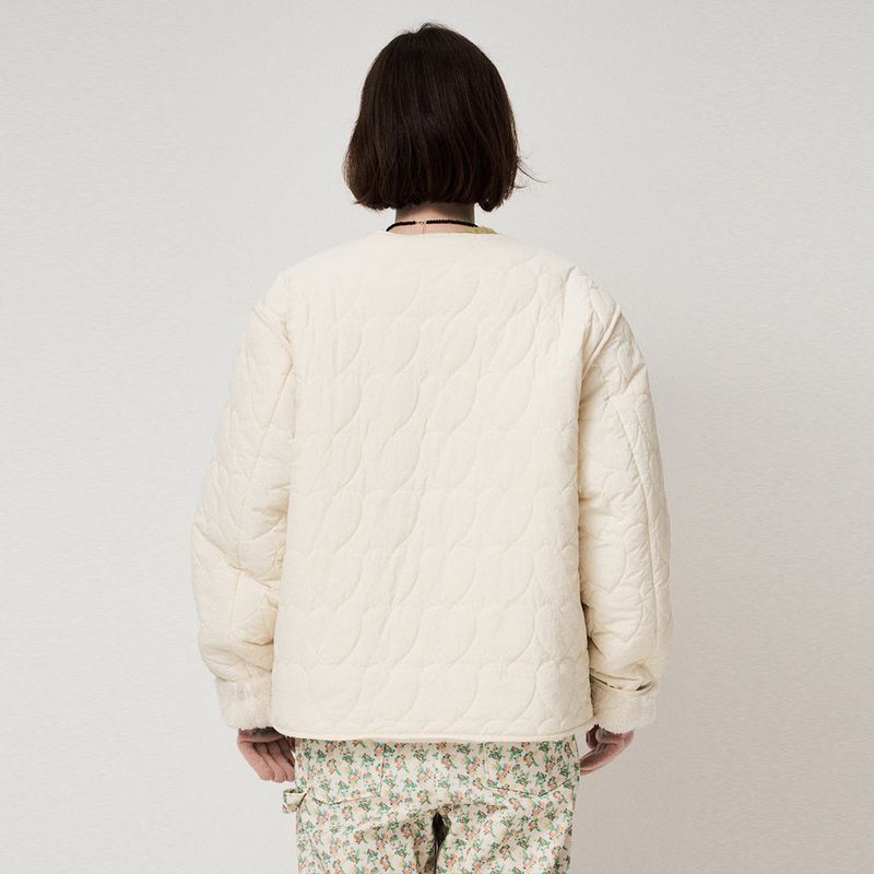 HEART REVERSIBLE JACKET_CREAM