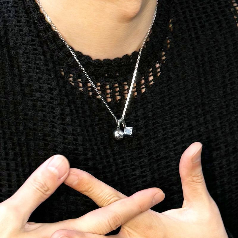 3way 8ball & dice necklace