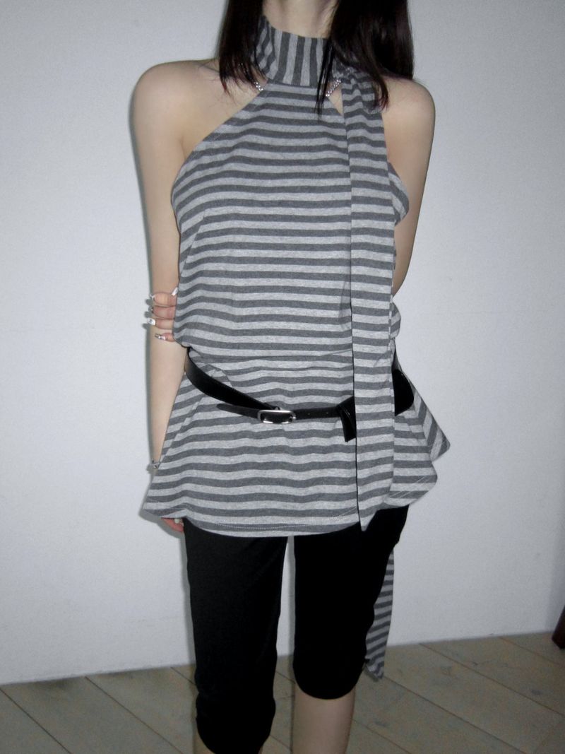 Backless mini dress top