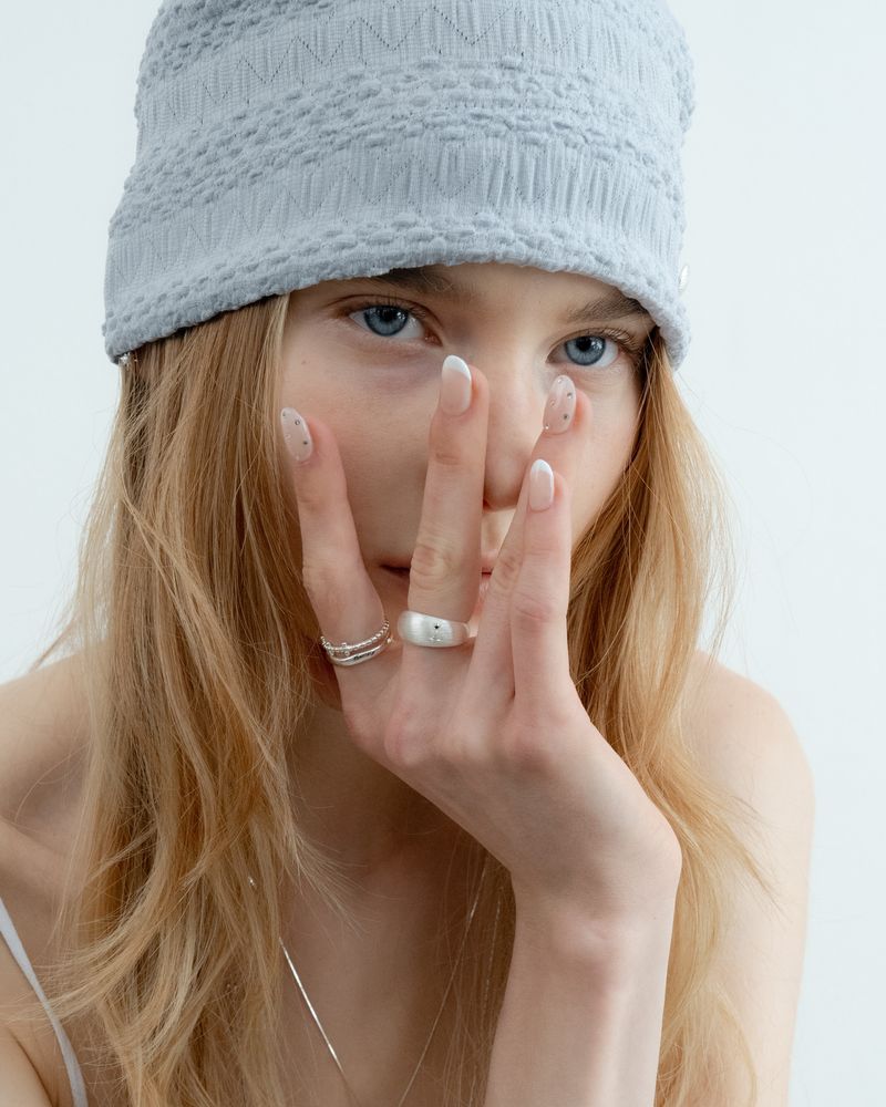 DUO STAR RINGㅣSILVER