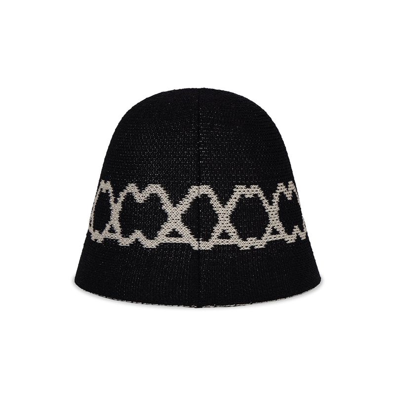 VA Curved Logo Jacquard Bucket Hat / Black