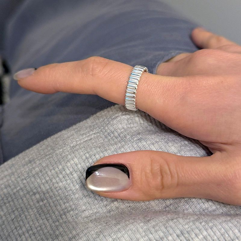 MOSXE（モスクス）の「[925silver] Stripe ring（Accessories）」