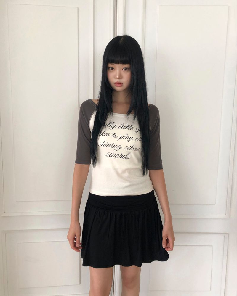 Plem Folding Mini Skirt