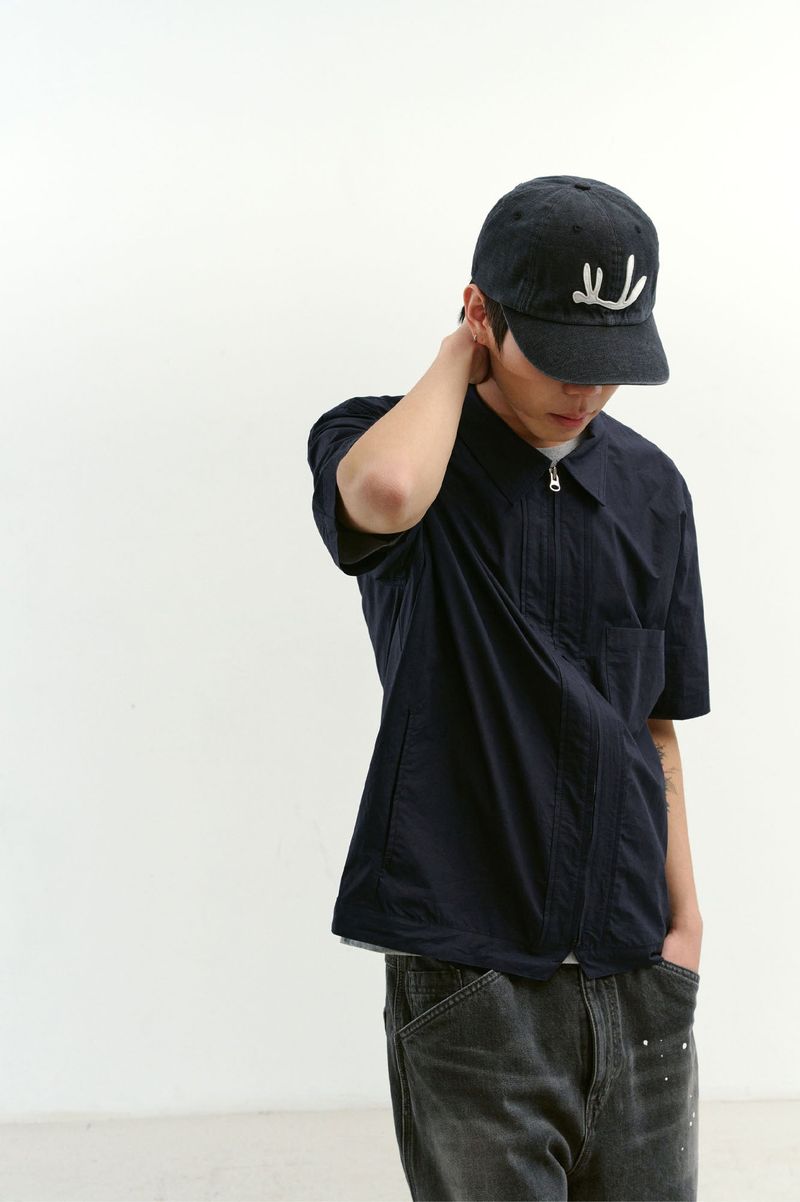 Vintage Washed Downfall Cap (Washed Black)