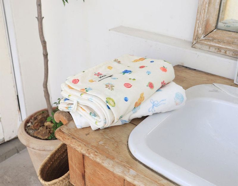Fruity towel mat