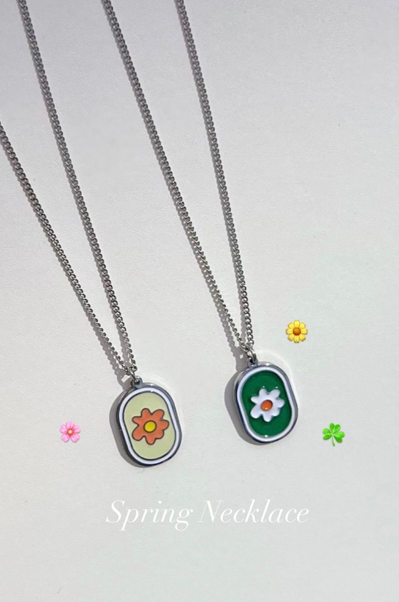 Spring Flower Necklace (2 colors)