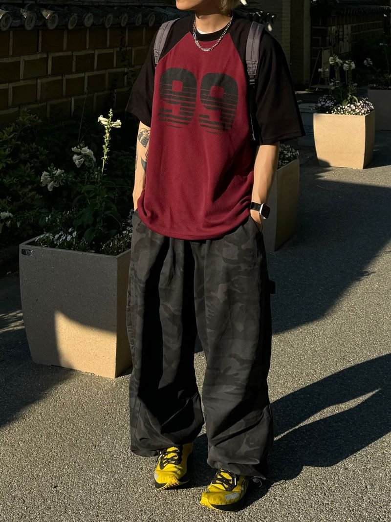 Camoufalge Carpenter Balloon Pants 2C