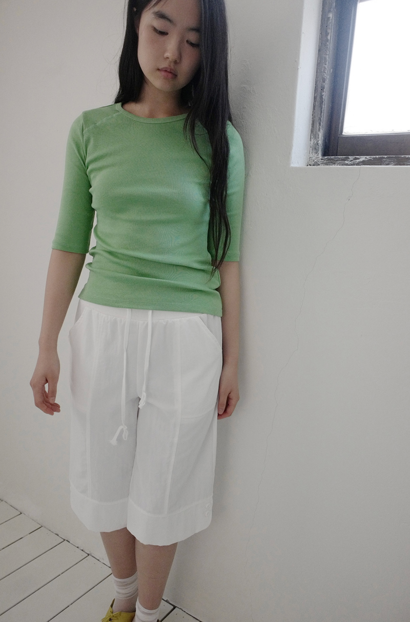  nylon capri pants (2c)