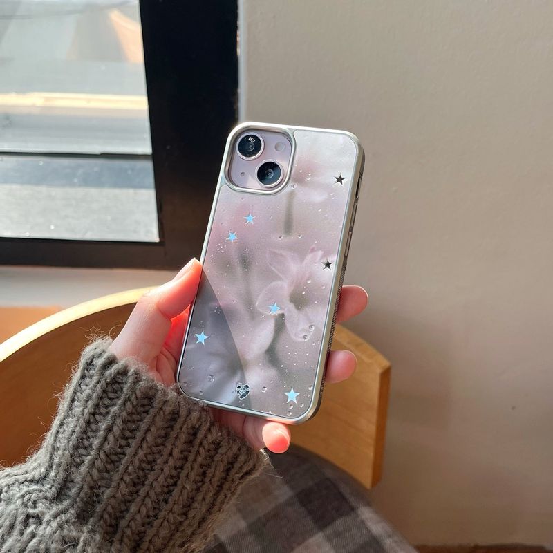 [MADE][Mirror Silver Bumper Case] Starlit Flower • Lily