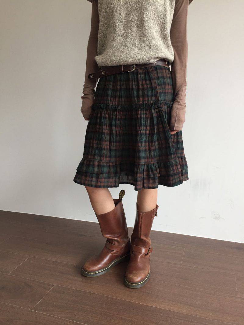 Horsebit leather belt(5color)