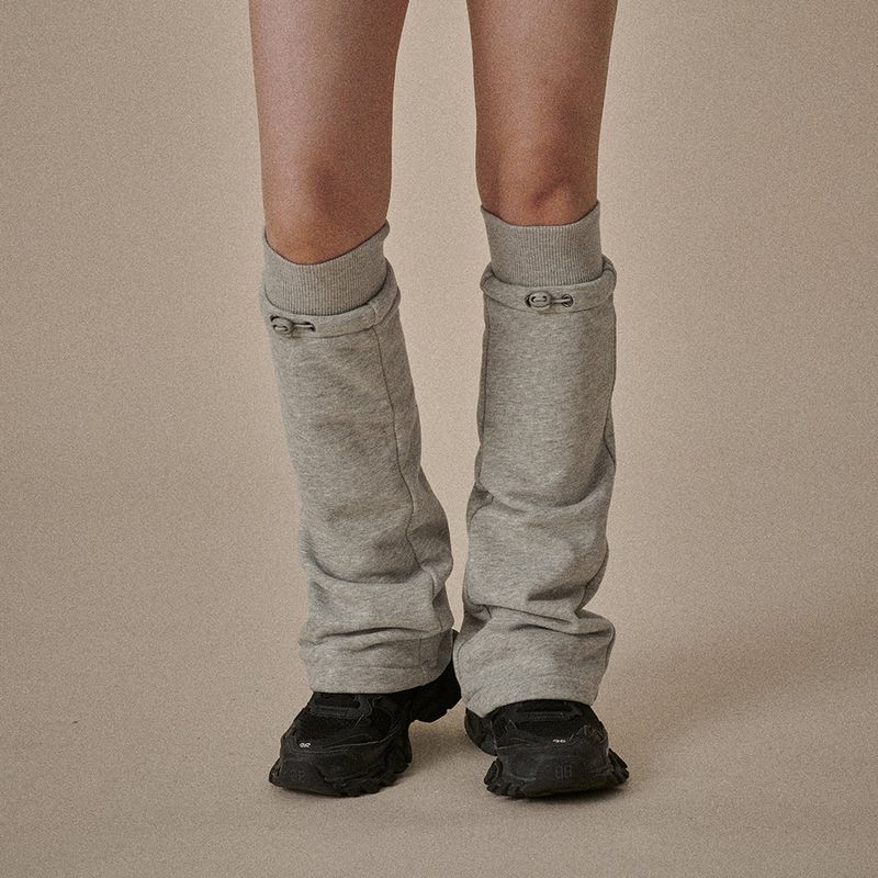Drawstring Cotton Leg Warmers (3Colors)