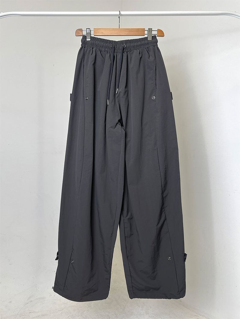 NYLON BIJO SNAP BUTTON PANTS (4C)