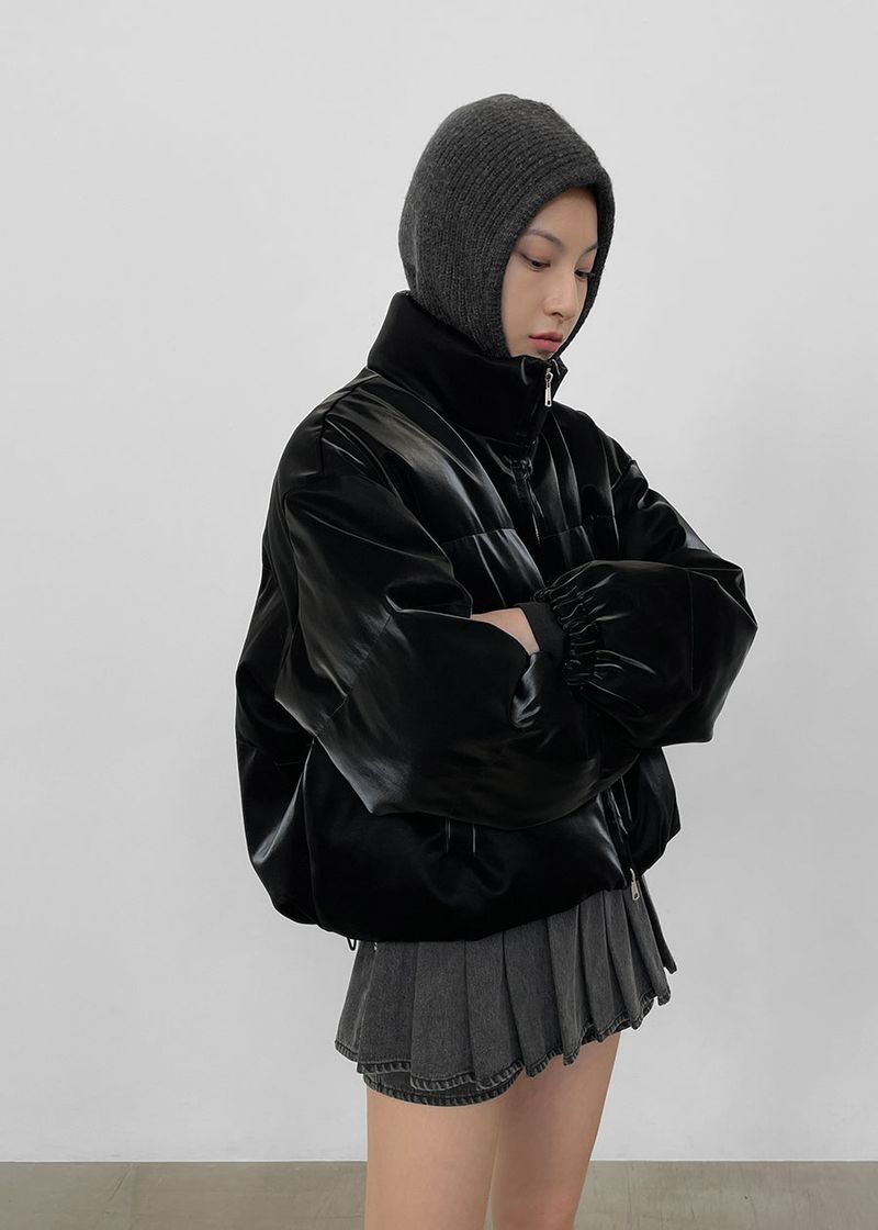 BLACKUP（ブラックアップ）の「[MADE] Hive Glossy Crop Padding（Jackets/Outerwear）」