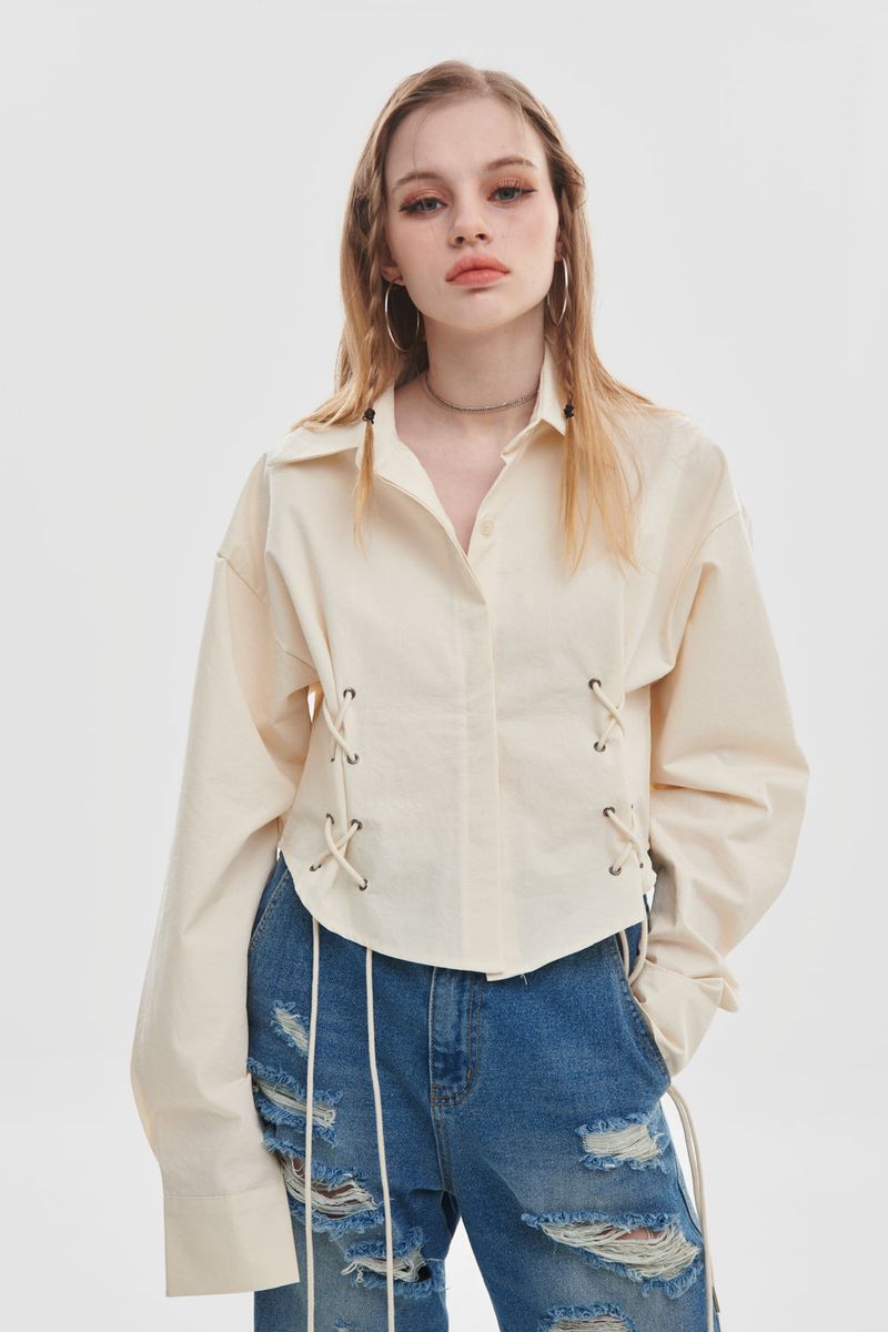 EYELET SHIRT
