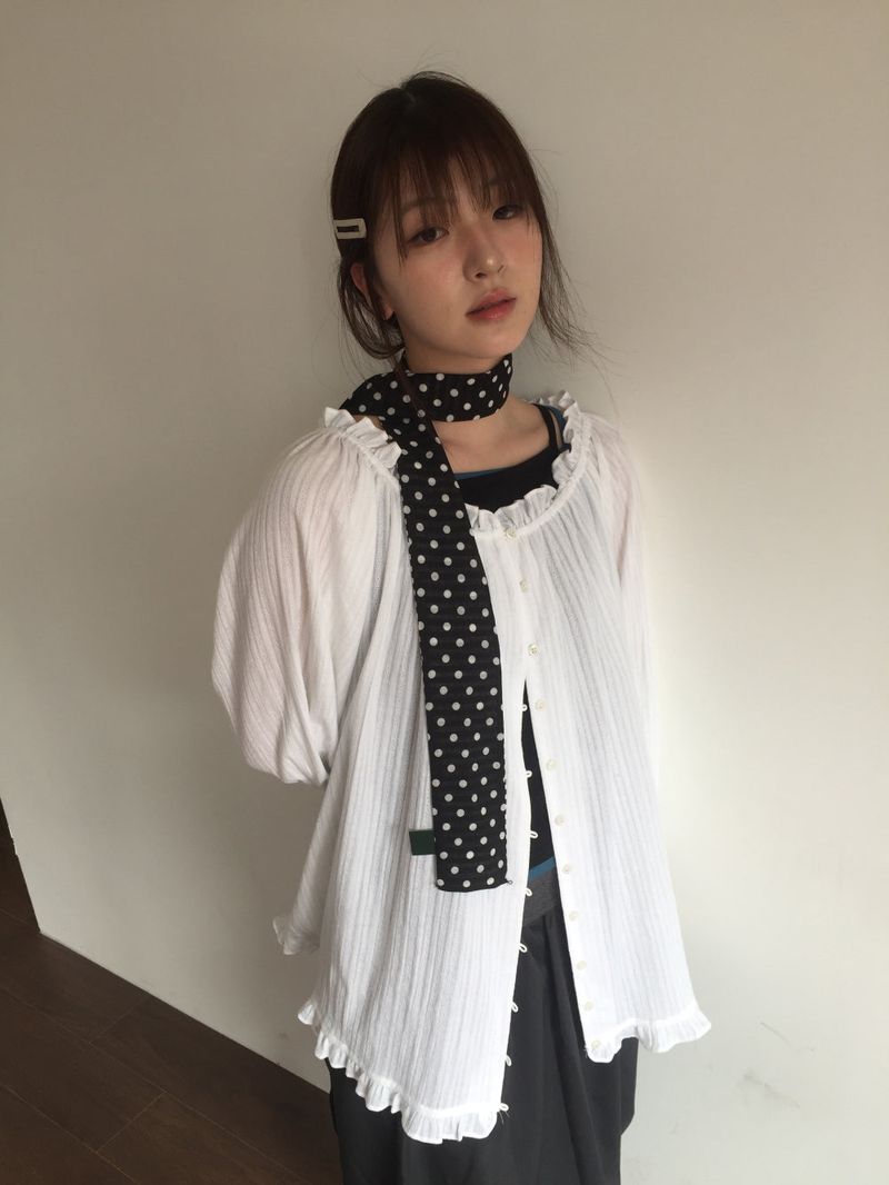 Movia Frill Blouse (2color)
