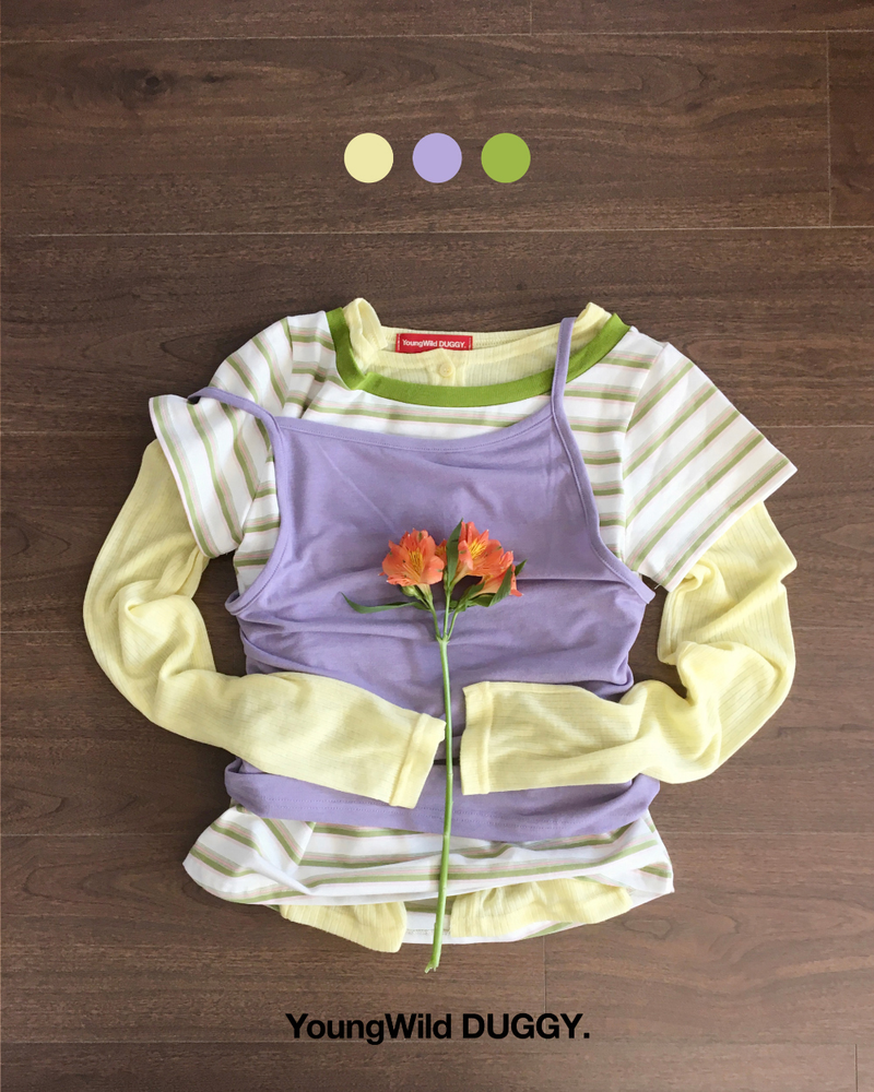 YWD LAYERED SLEEVELESS (5color)