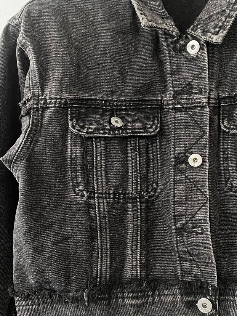 Joy crop denim jacket