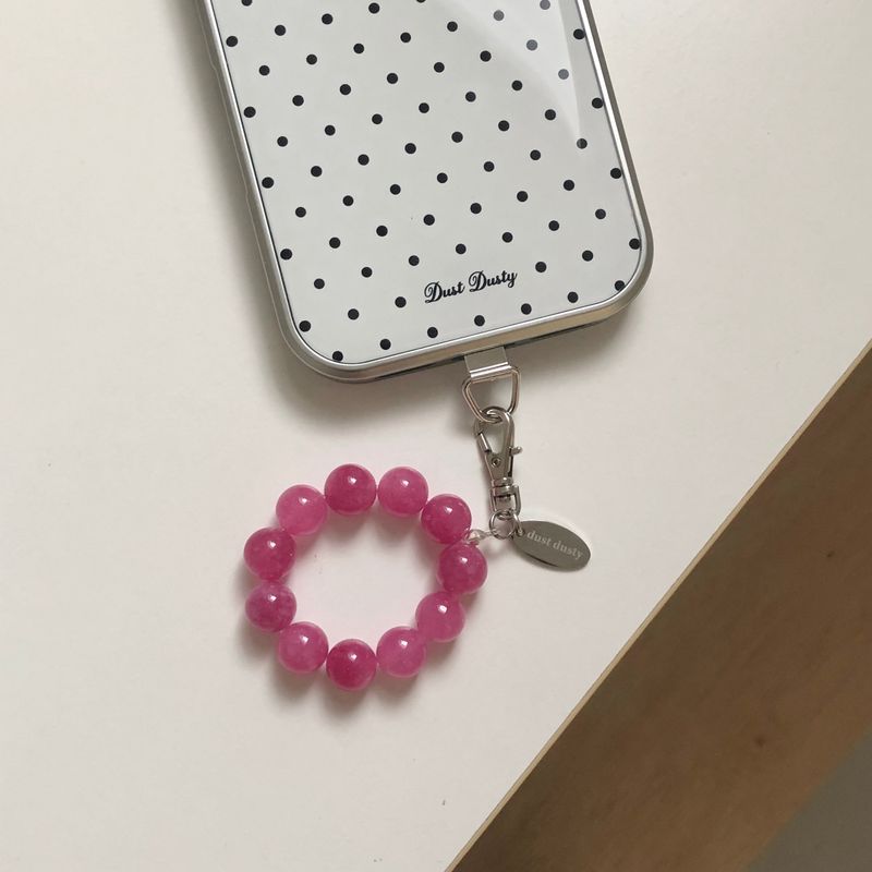 dot silver bumper case [white]