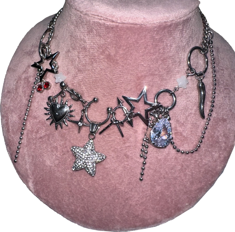 Silver cubic peircing connection cluster
