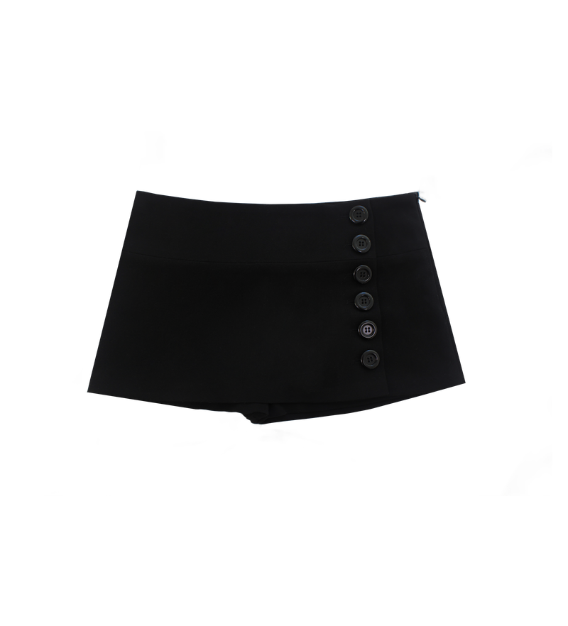 MIAE（ミアイ）の「[ID] クラシックボタンスコート (ブラック)（スカート）」