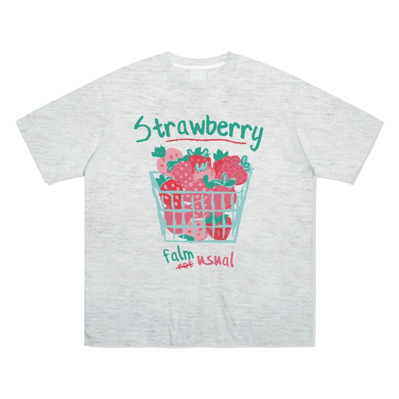ストロベリーバケットTシャツ - 5COLOR
