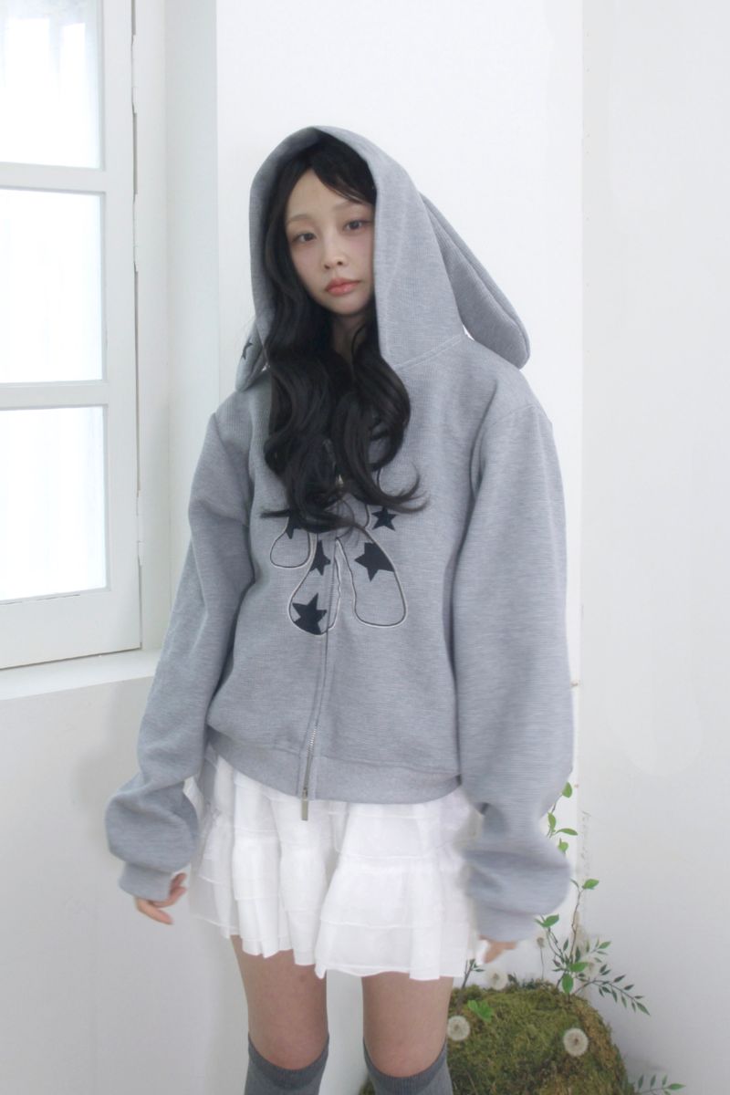 Levit Two-Way Hooded Zip-Up 2color 