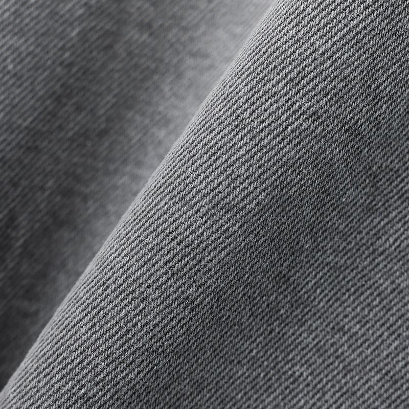 Cement Curved Denim Pants