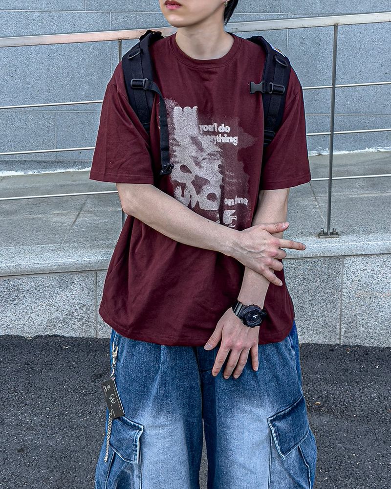 JIIGEUM(ジグム)の「Ontime Print Short Sleeve T-shirt(Tops)」