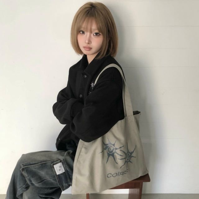 ROUT BASIC SHOULDER BAG UNISEX (2COLOR)